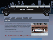 Tablet Screenshot of bartonlimo.com